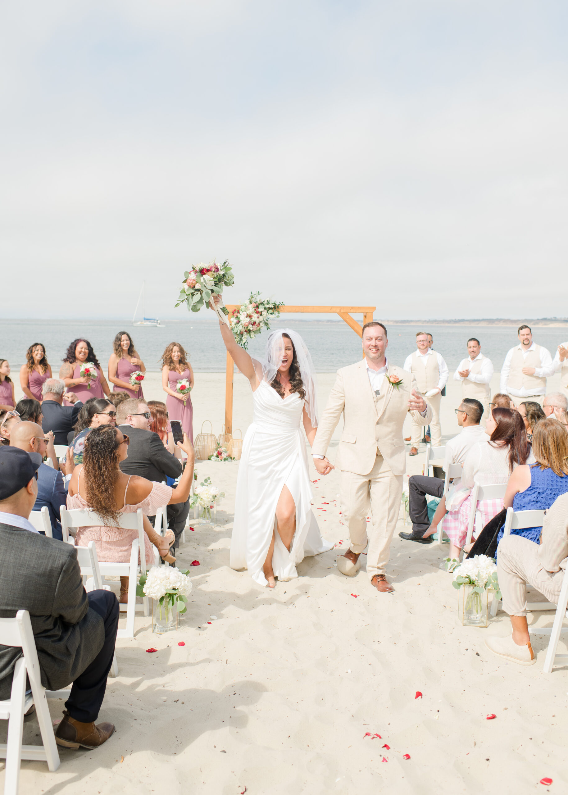 Monterey Beach Station Wedding