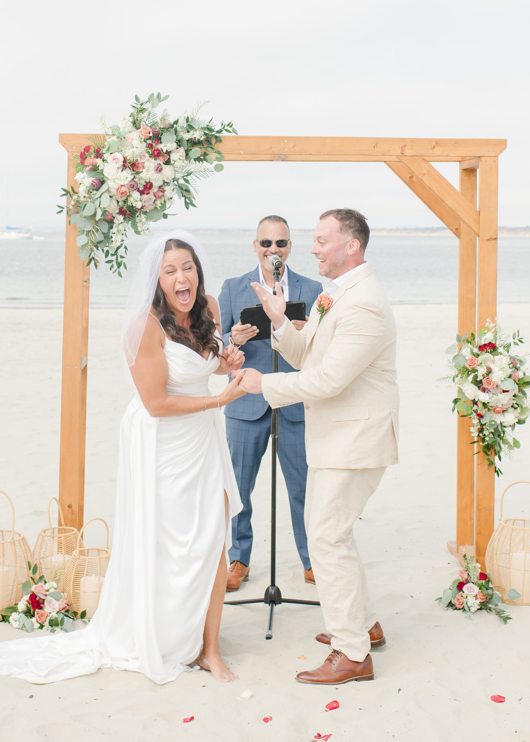 Monterey Beach Station Wedding