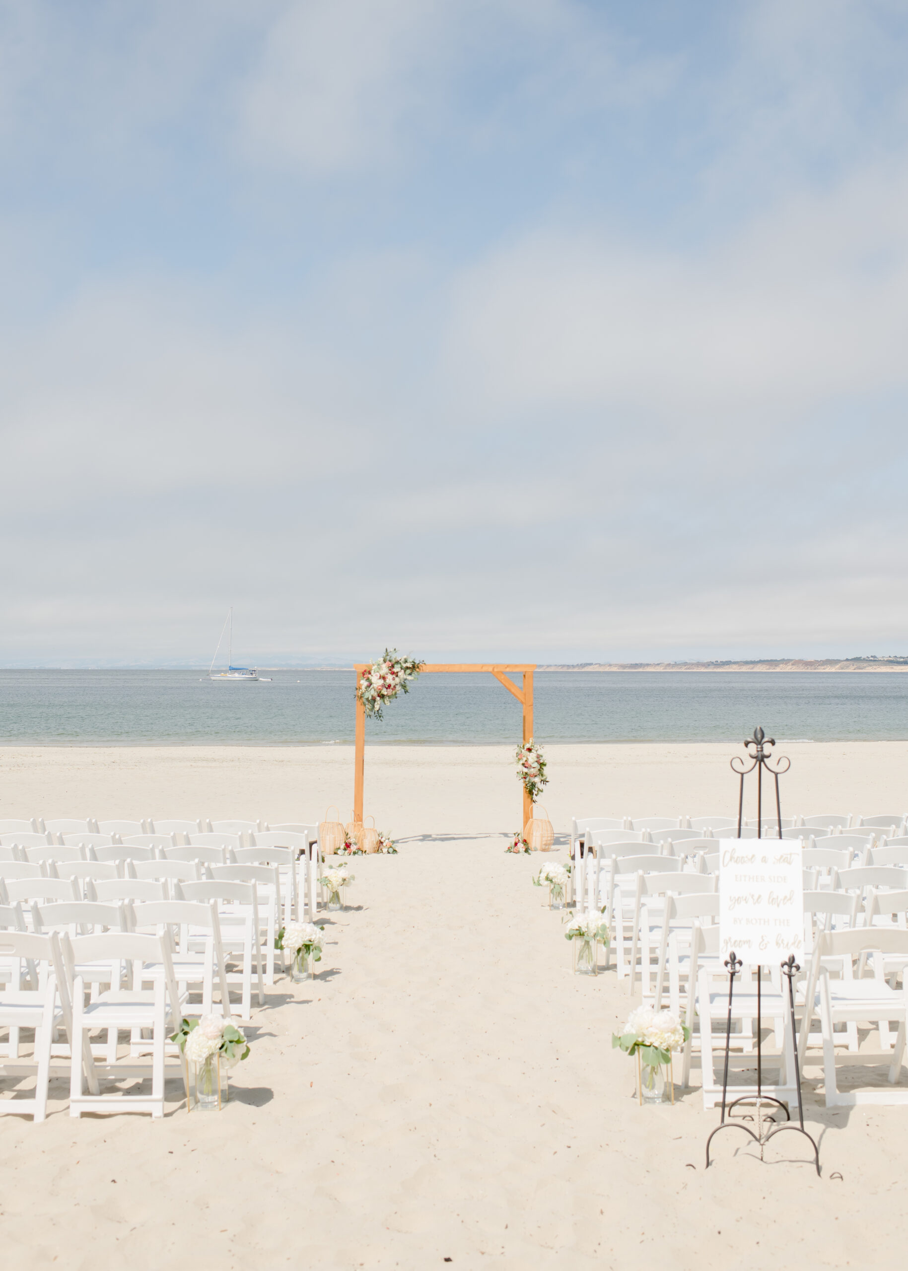 Monterey Beach Station Wedding