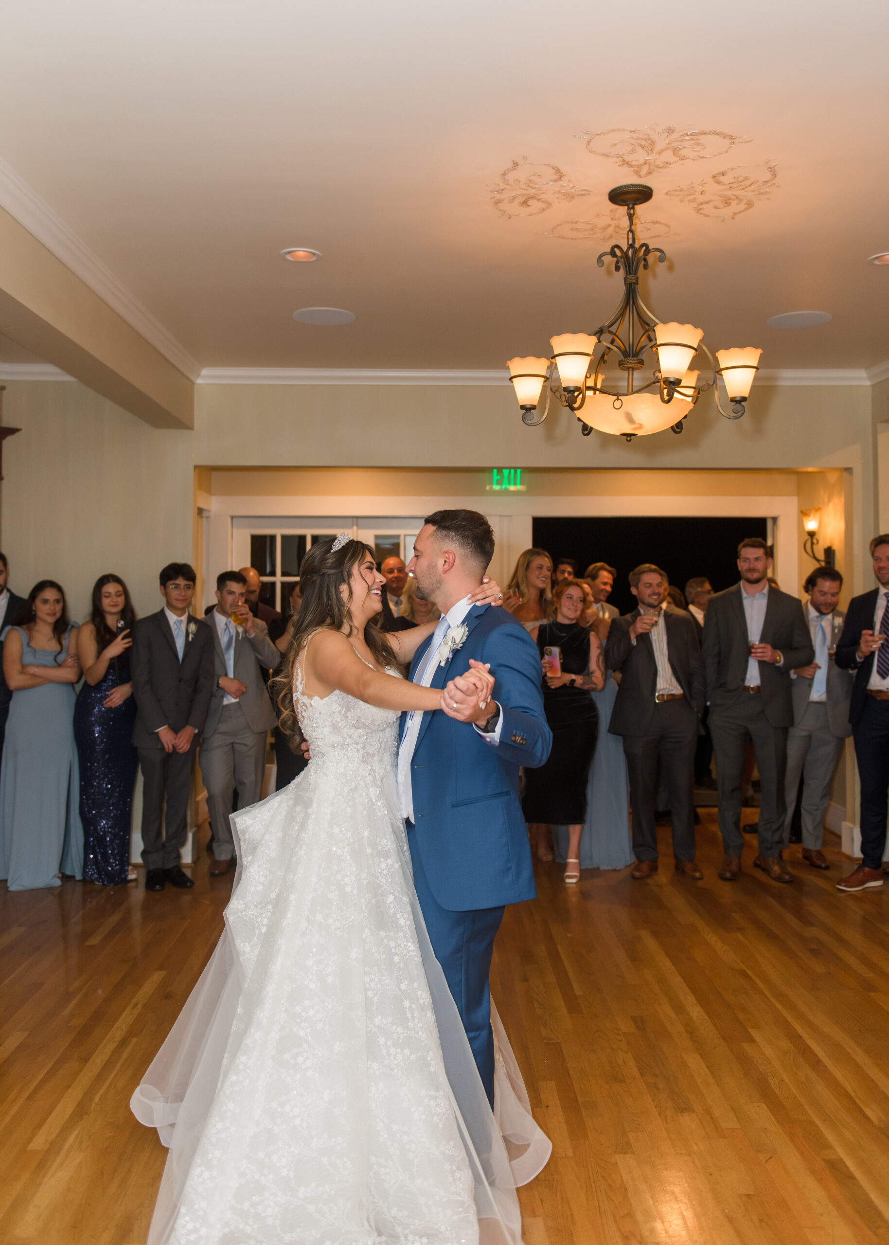 couples first dance at reception