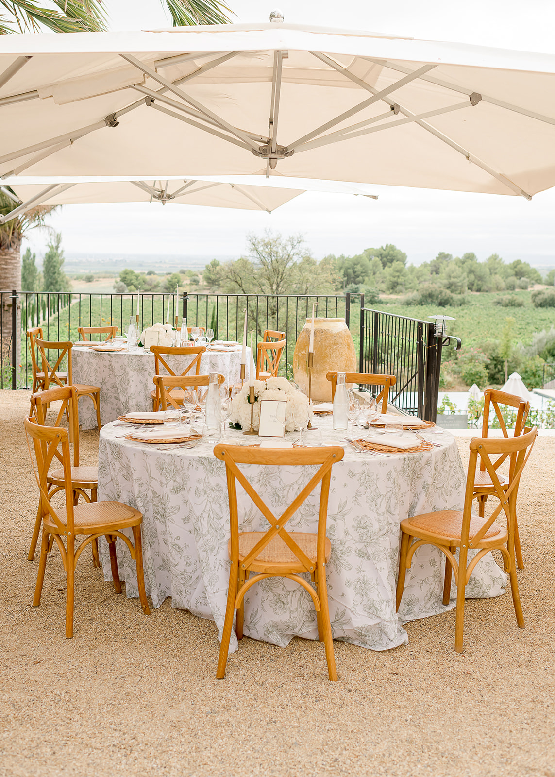 Chateau Les Carrasses Wedding Reception Dinner