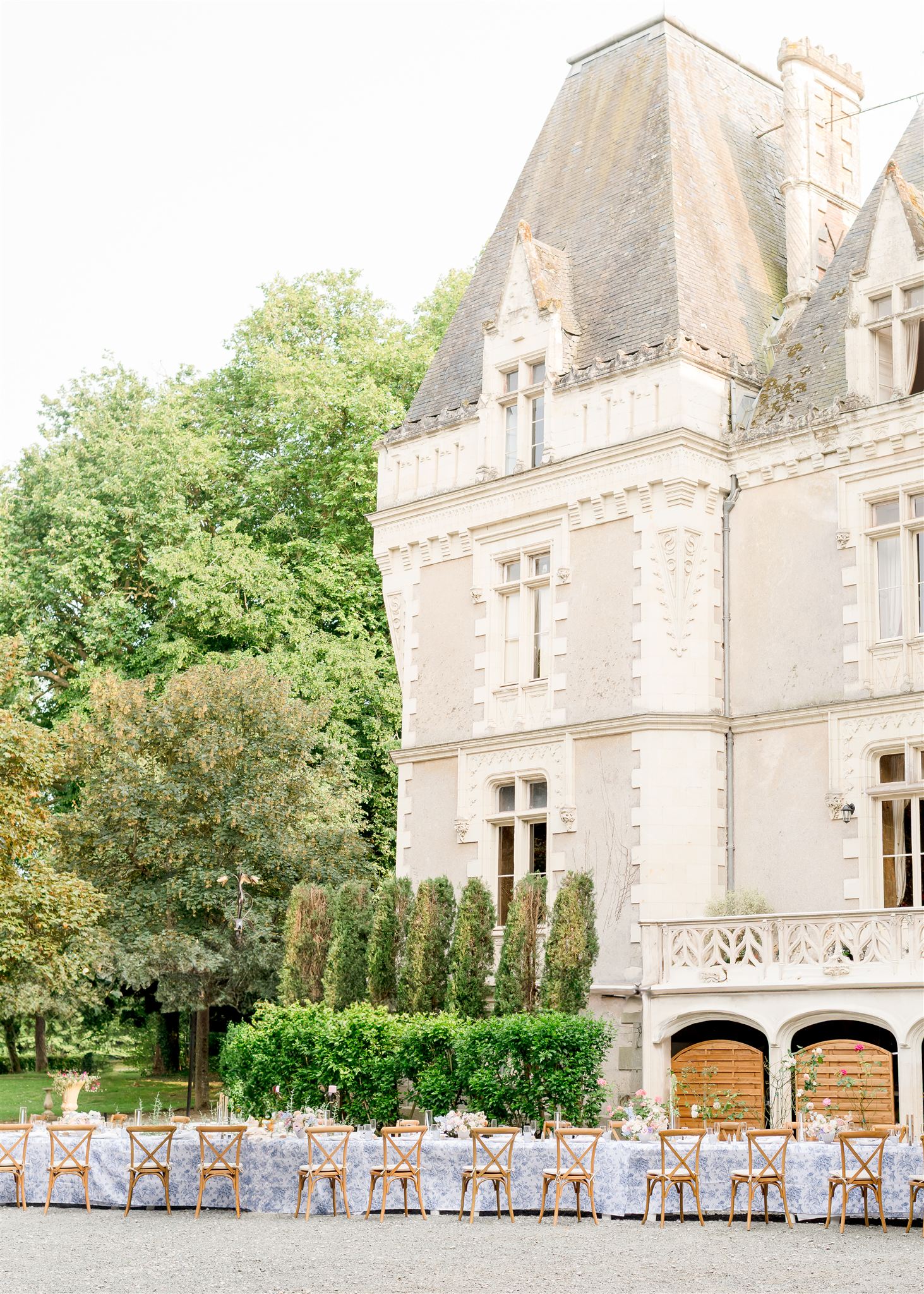 Wedding Reception Setup at Chateay allure du lac