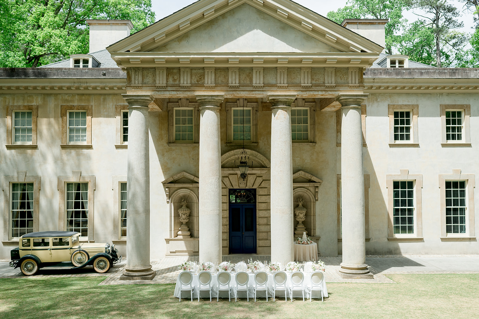 Swan House Wedding Reception Table