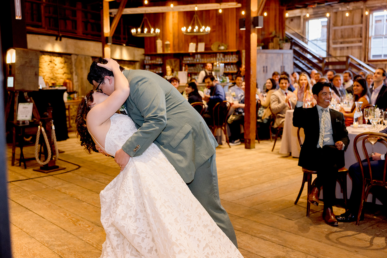 The Barns at Cooper Molera Wedding first dance
