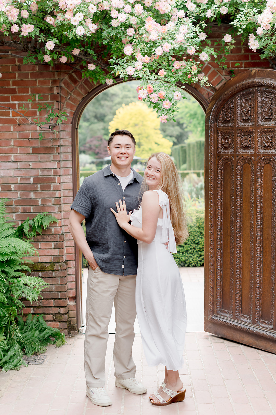 Filoli Gardens Engagement Photos