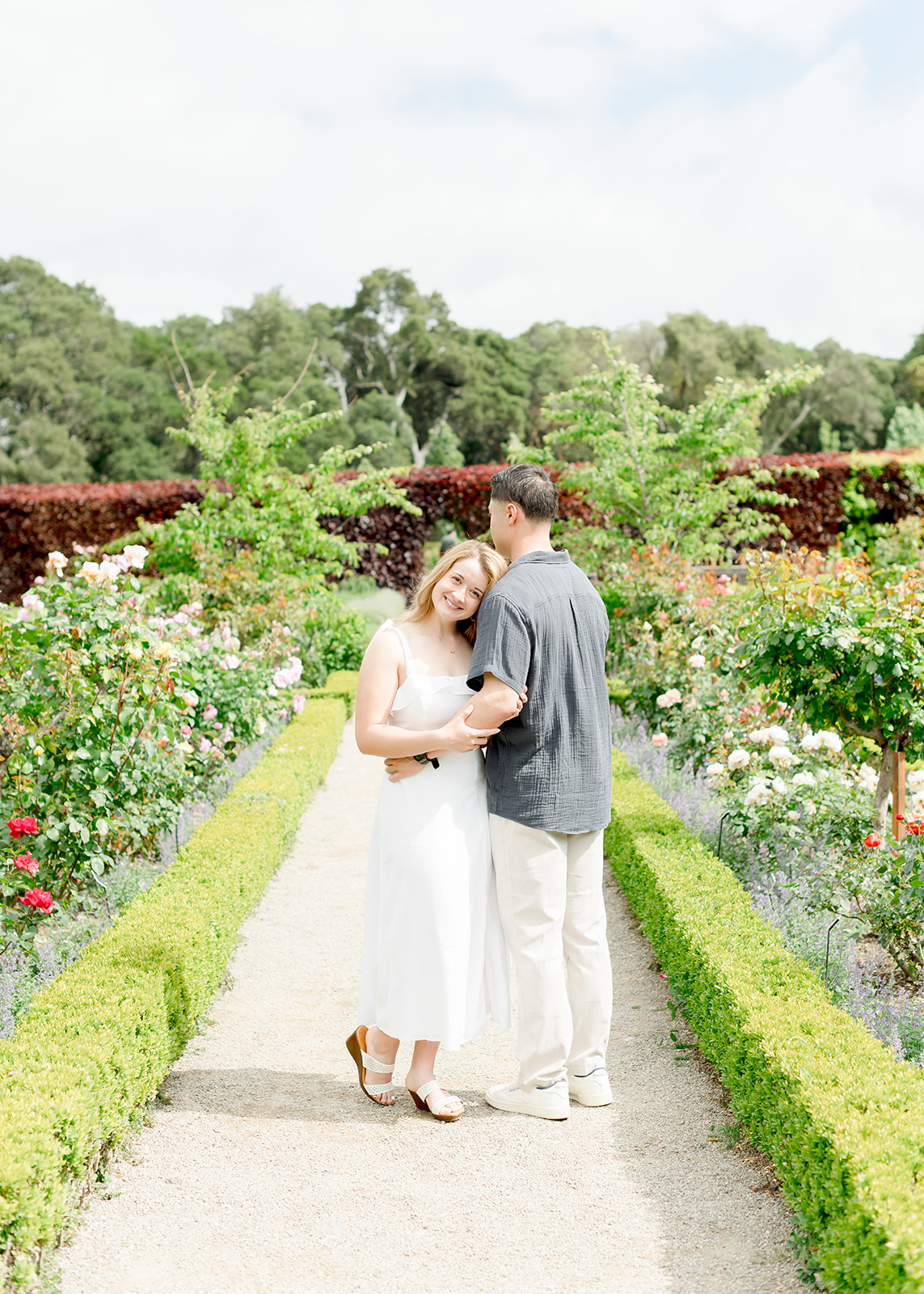 Filoli Gardens Engagement Photos