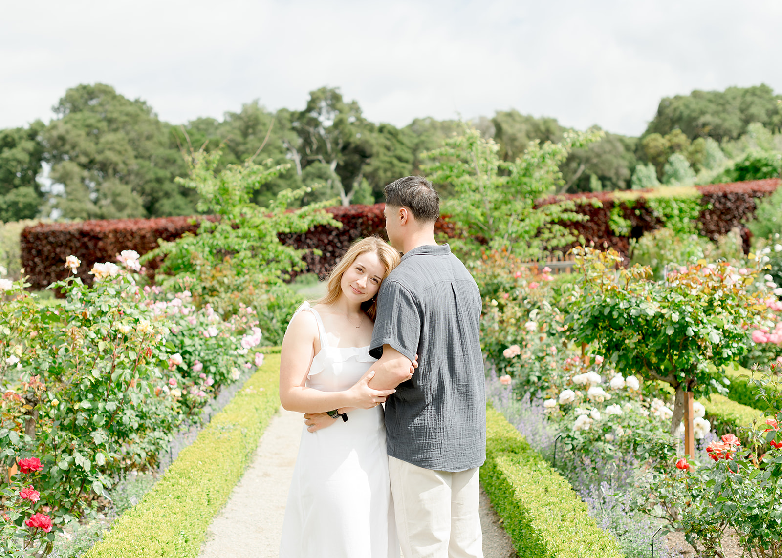 Filoli Gardens Engagement Photos