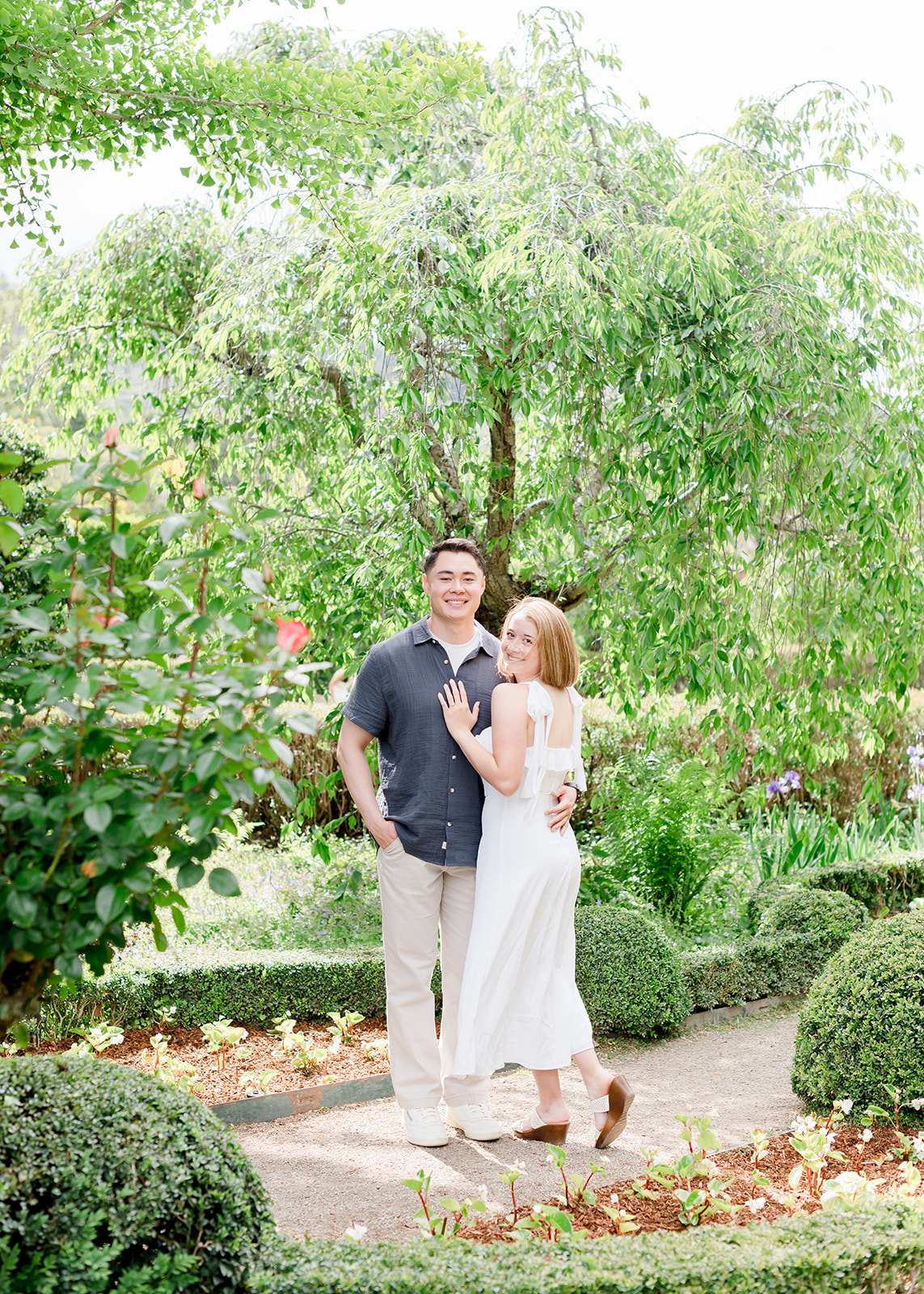 Filoli Gardens Engagement Photos