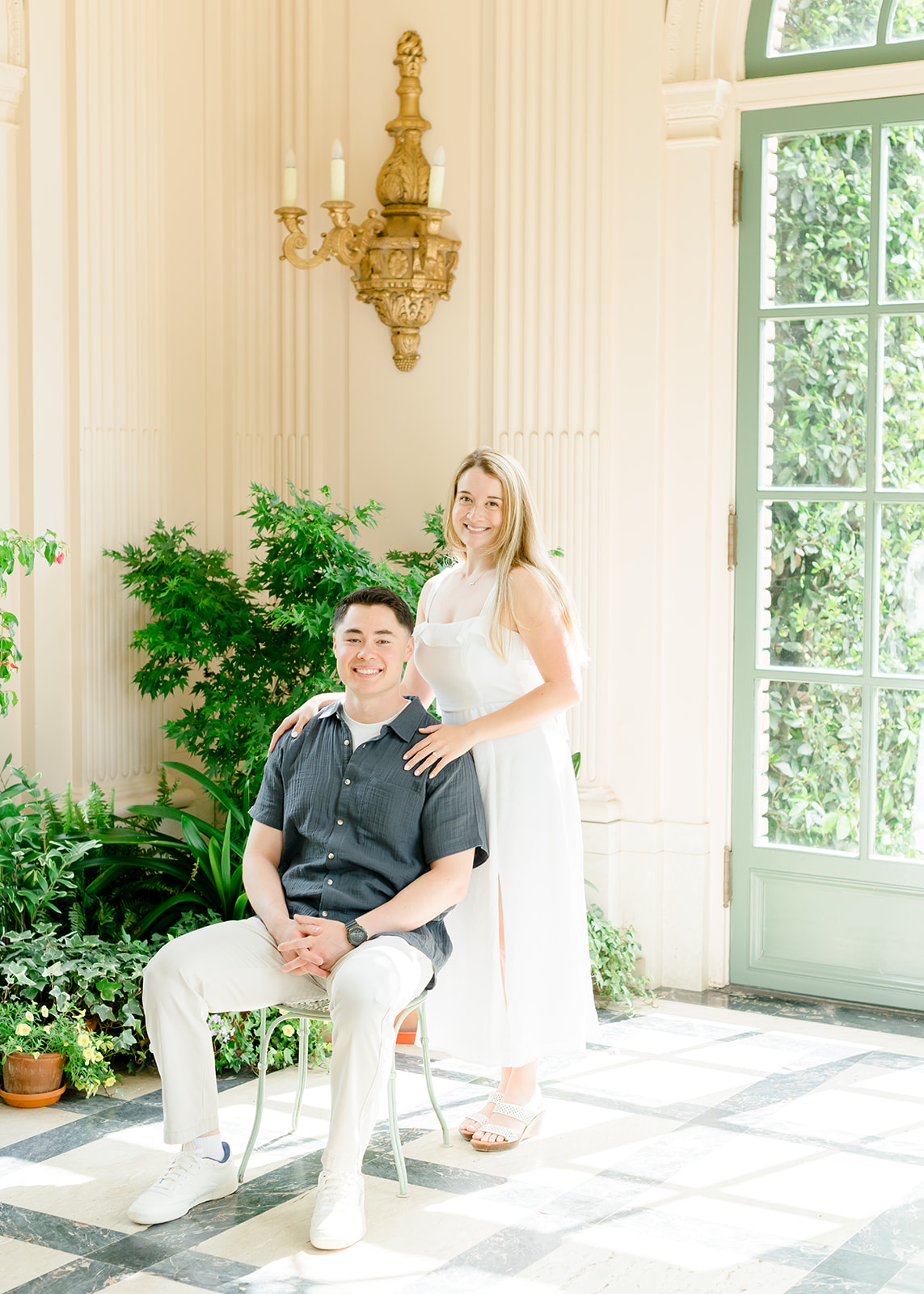 Filoli Gardens Engagement Photos
