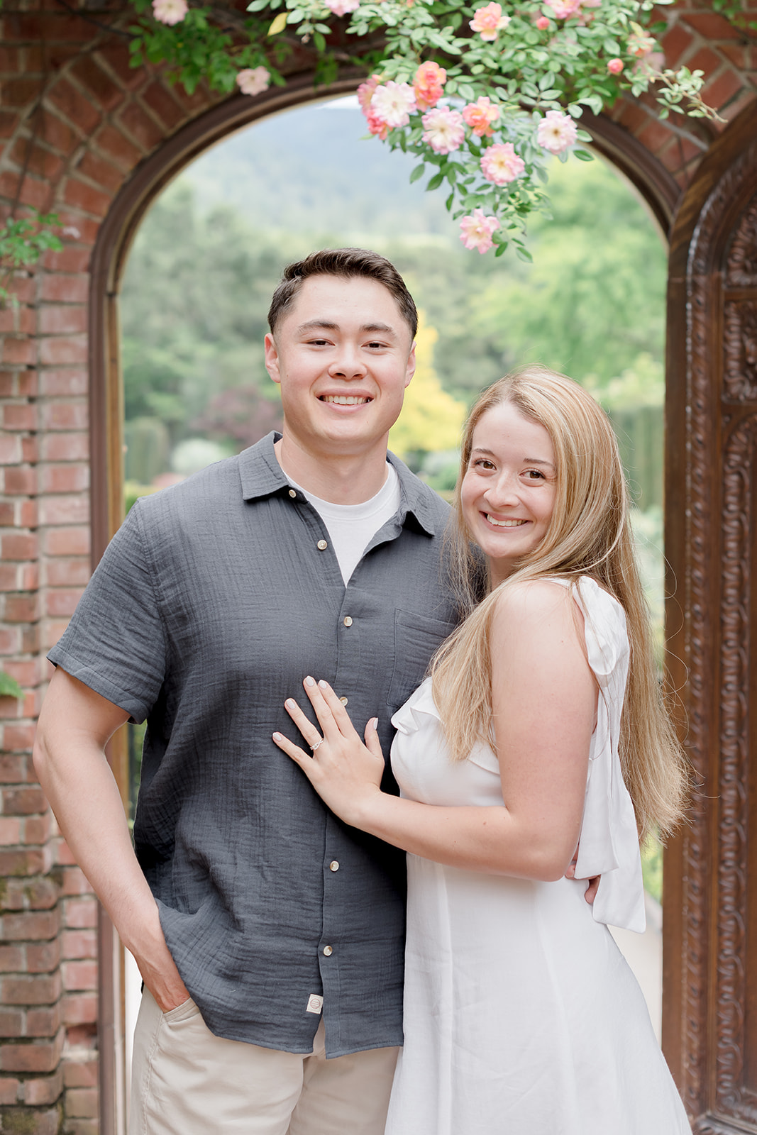 Filoli Gardens Engagement Photos